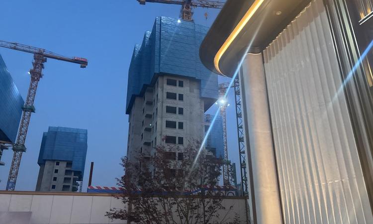 中海·津華玖章施工进度图