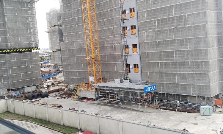 悦澜天地施工进度图