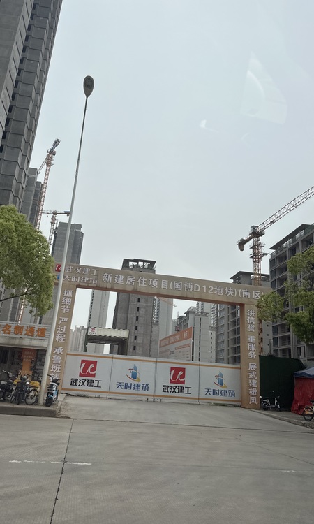 城投融创国博城施工进度图