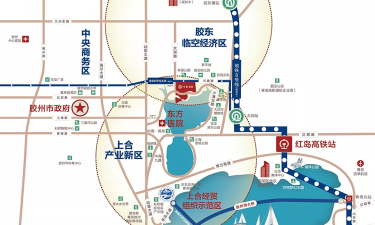 中海如院交通图