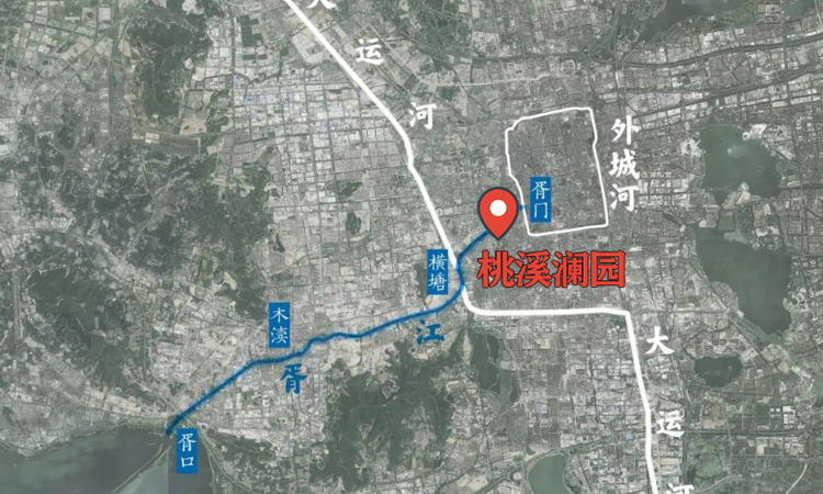 桃溪澜园交通图