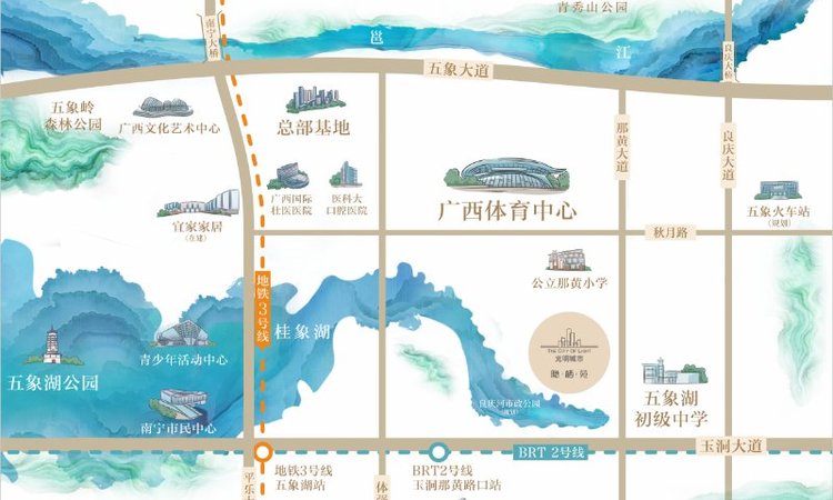 光明城市交通图