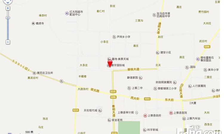 鹏宇国际城交通图