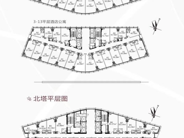 中国铁建洋湖壹品楼层平面图