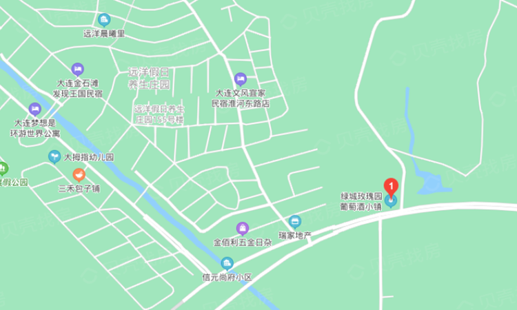 绿城玫瑰园葡萄酒小镇交通图