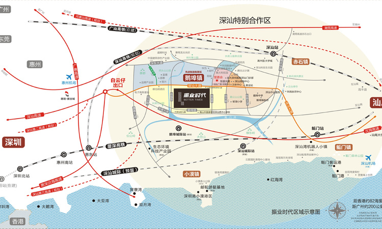 振业时代花园交通图