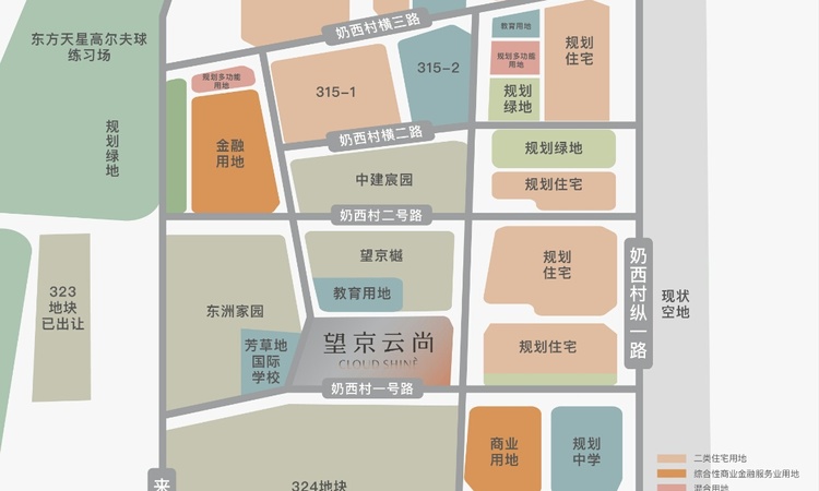 金隅望京云尚交通图