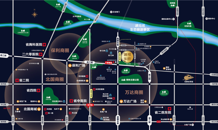 瑞祥华府交通图