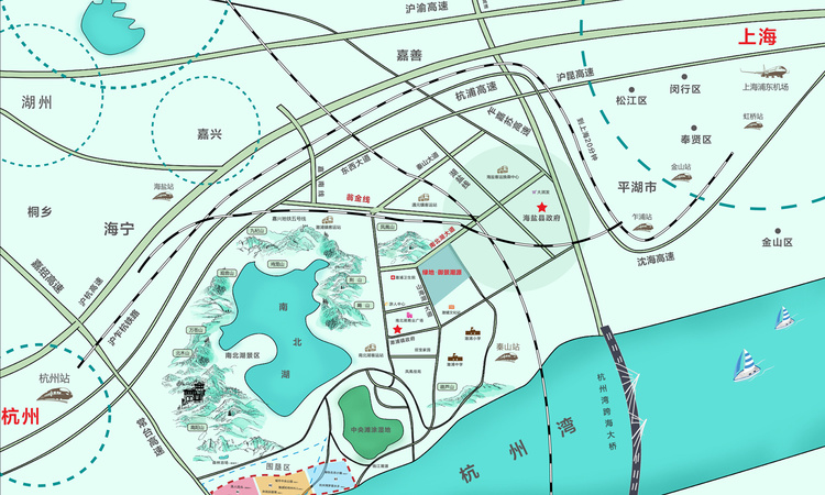 绿地御景潮源交通图