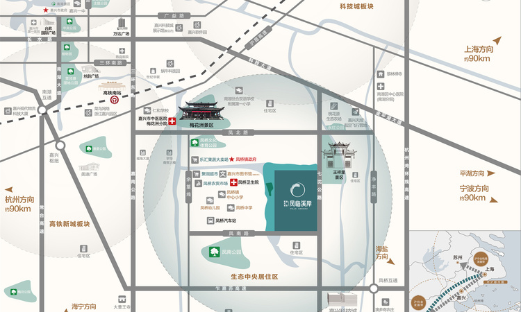 阳光城瑞俊凤临溪岸交通图