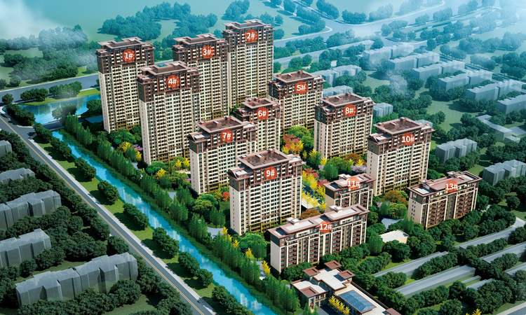 兖州公用瑞马悦府效果图