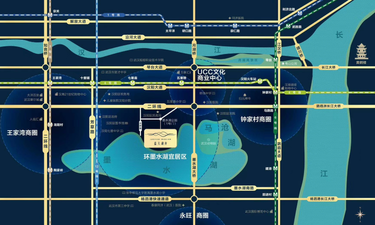 蓝天湖岸交通图