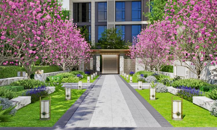 华联峦山府效果图