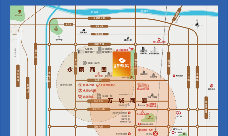 永康芒果社区交通图