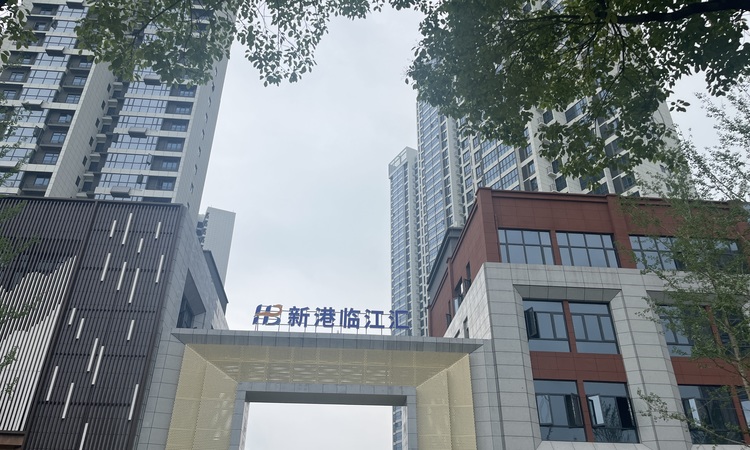 新港·临江汇施工进度图