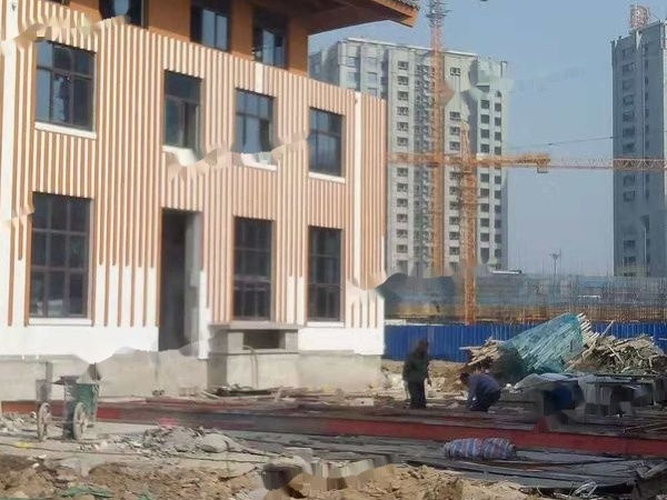 鸿顺温泉小镇施工进度图