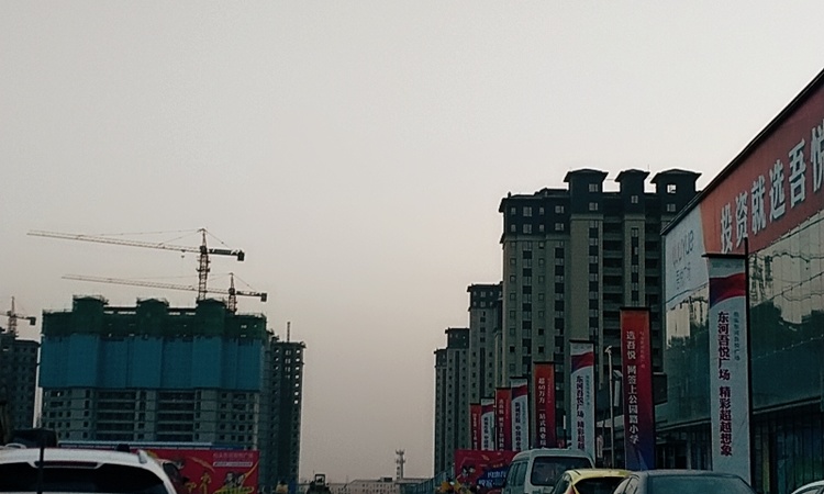 东河吾悦广场施工进度图