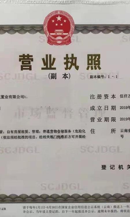 禄丰国际商贸物流城楼盘证照
