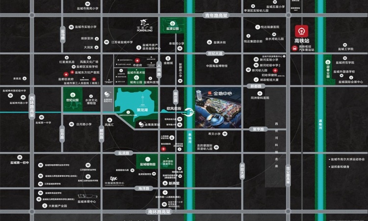 金地中心交通图