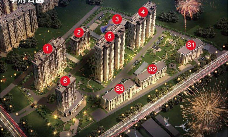大运河孔雀城时代锦悦楼层平面图