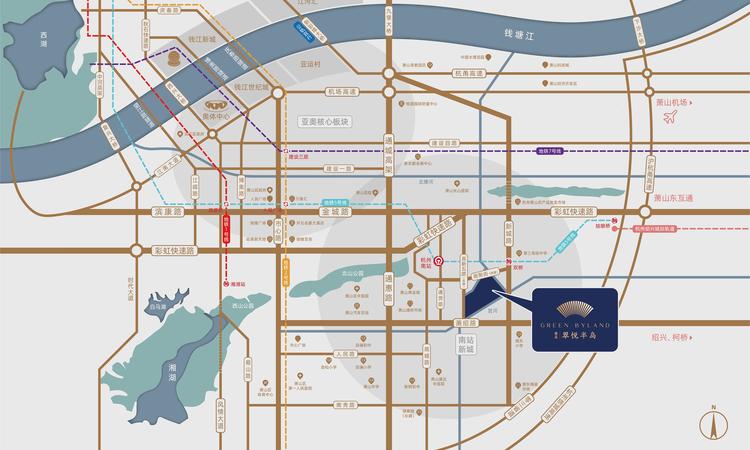 赞成翠悦半岛交通图