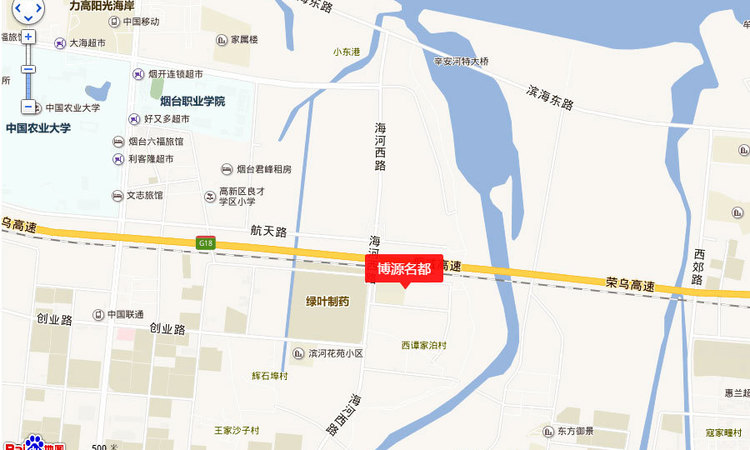 博源名都交通图