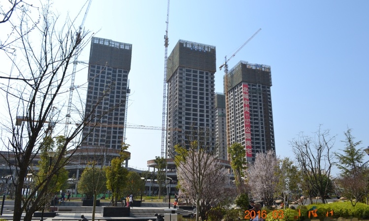 中元北城中央施工进度图