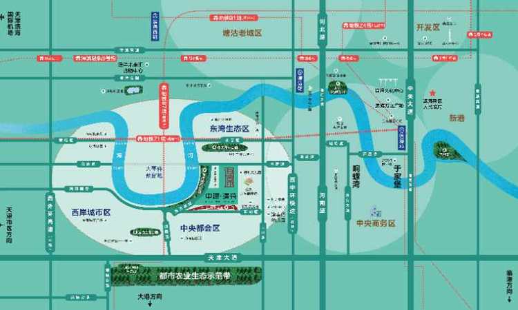 中建璟秀交通图