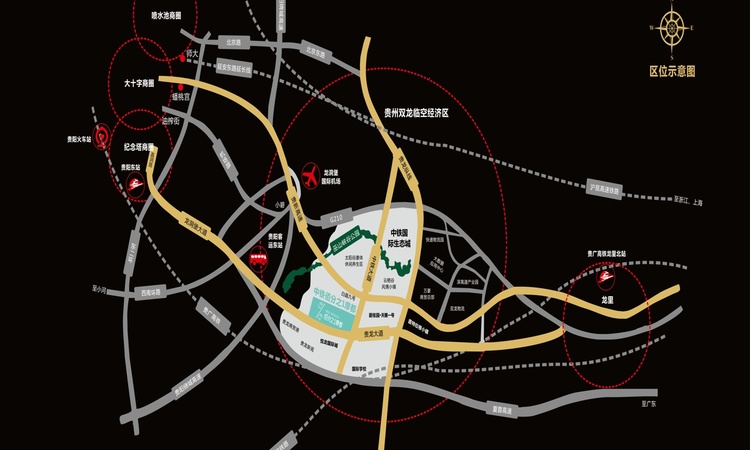 中铁摩都娱购公园交通图