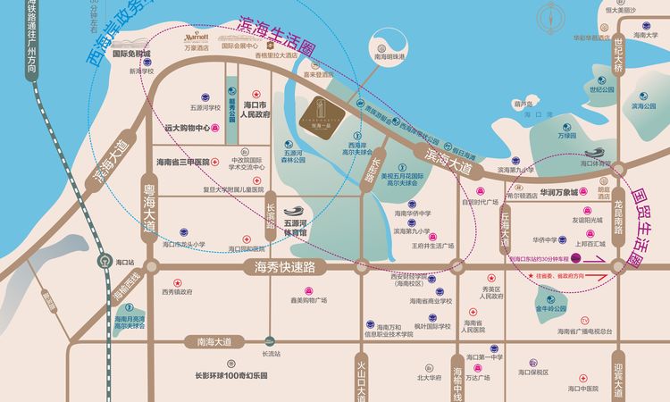 悦海一品交通图