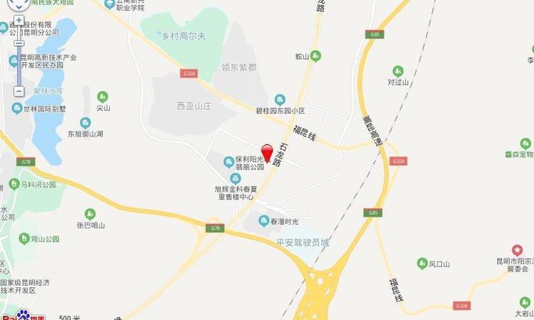 果林广场交通图