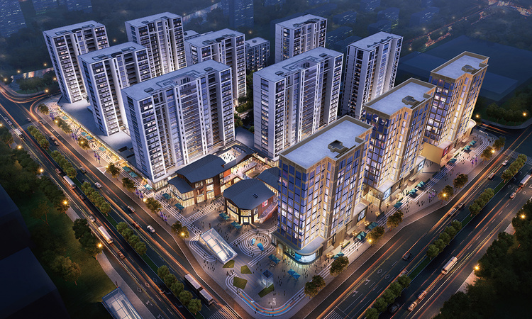 合景泰富·揽月臻翠府效果图