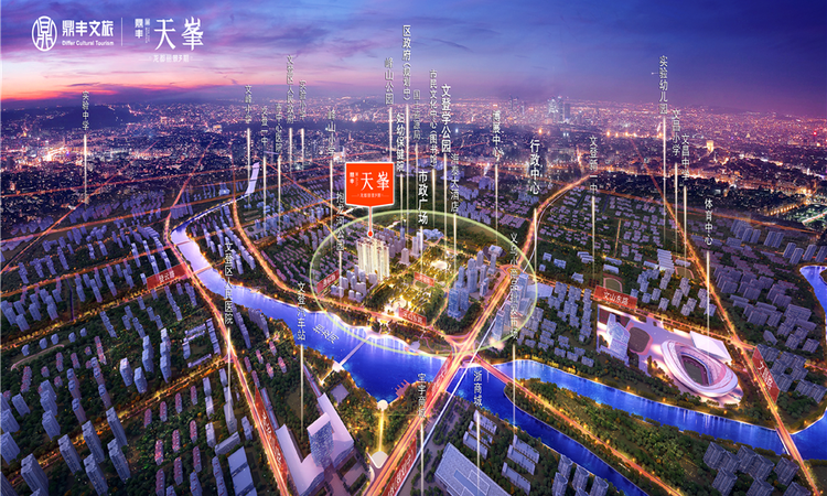 鼎丰龙都丽景三期交通图