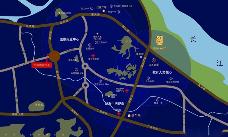 中冶蓝湾交通图