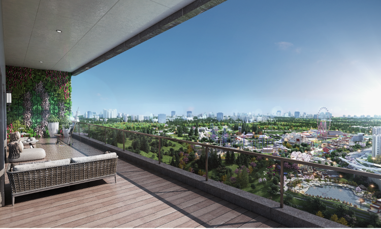 华侨城嘉陵江天效果图