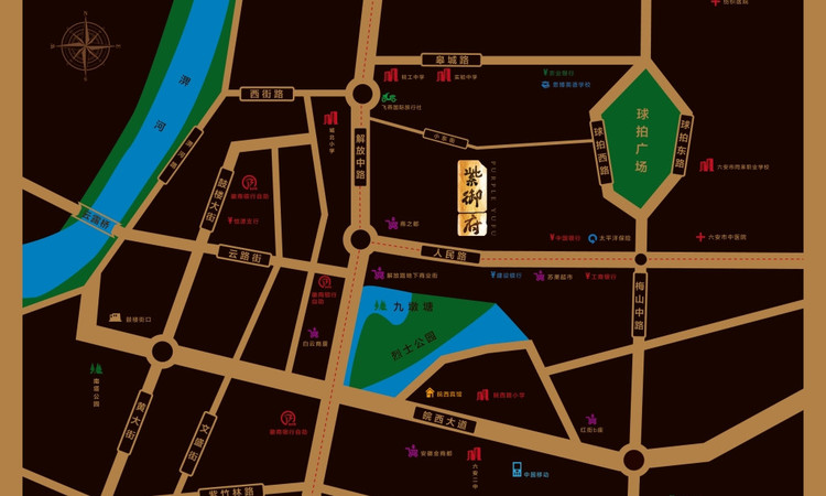 紫御府交通图