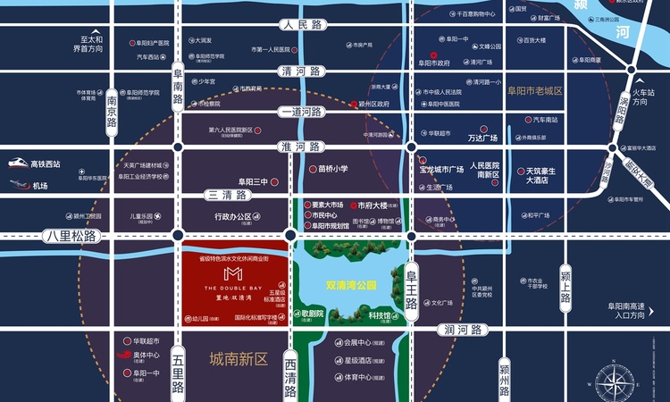置地·双清湾交通图