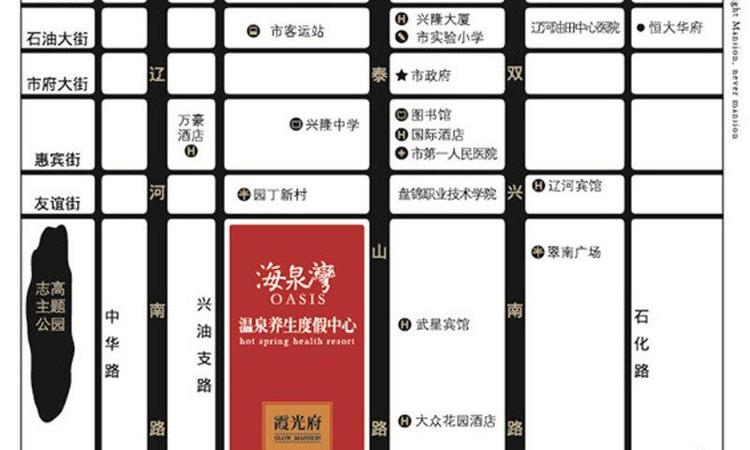 海泉湾·霞光府交通图