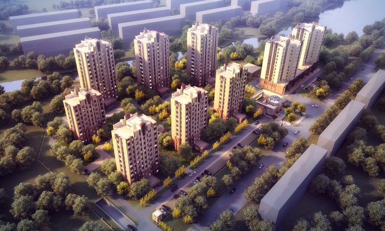 首城珑玺禾院效果图