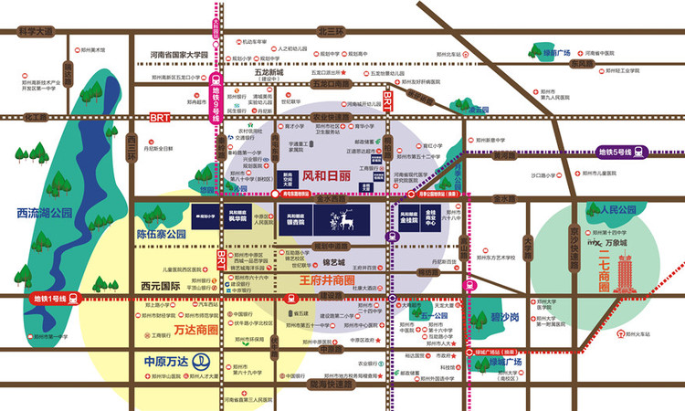 风和朗庭交通图