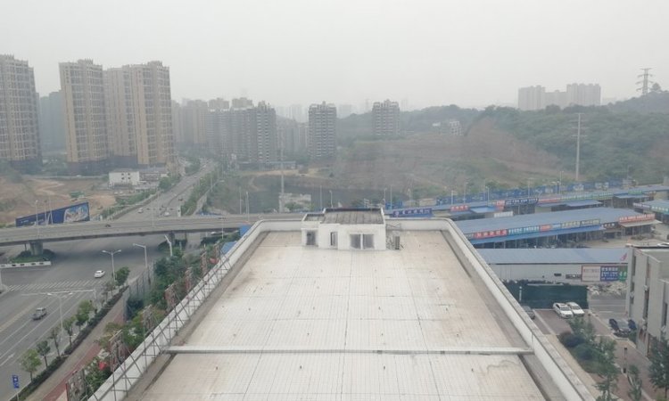 三峡果蔬交易中心施工进度图