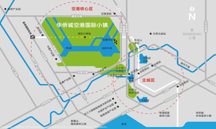 华侨城空港国际小镇交通图