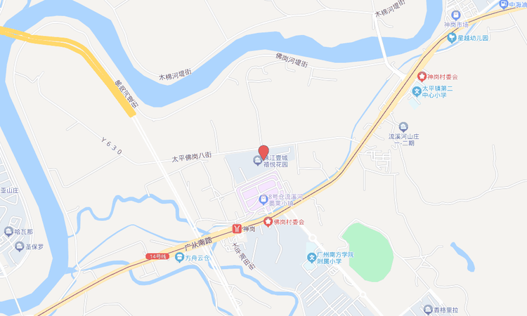 珠江壹城·禧悦花园交通图