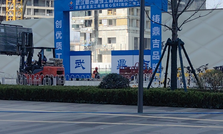 武汉长江中心施工进度图