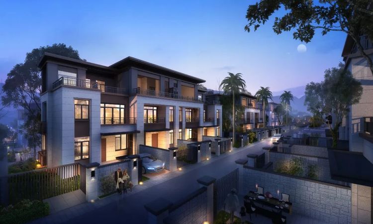 恩平泉林黄金小镇效果图