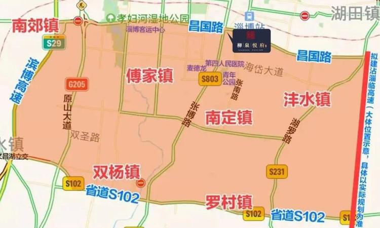 柳泉悦府交通图