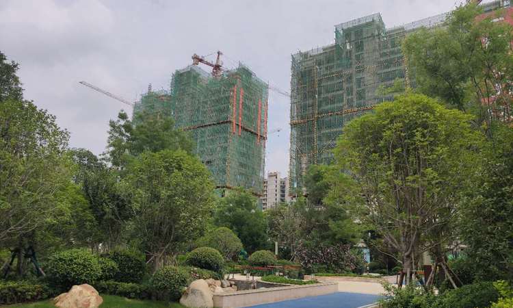 水韵绿城施工进度图