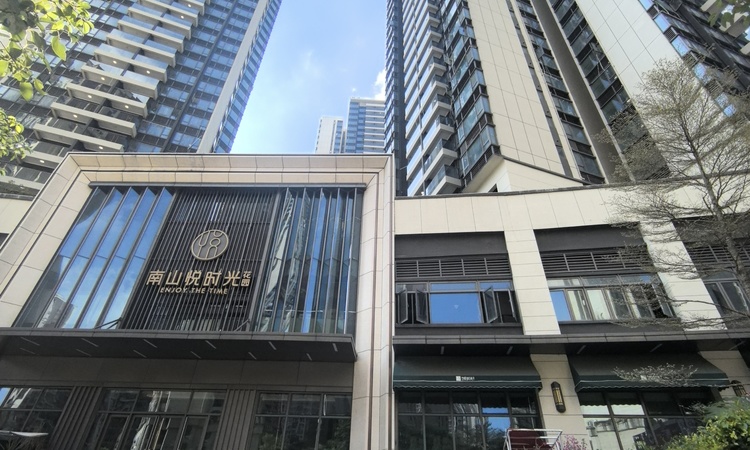 南山悦时光花园施工进度图