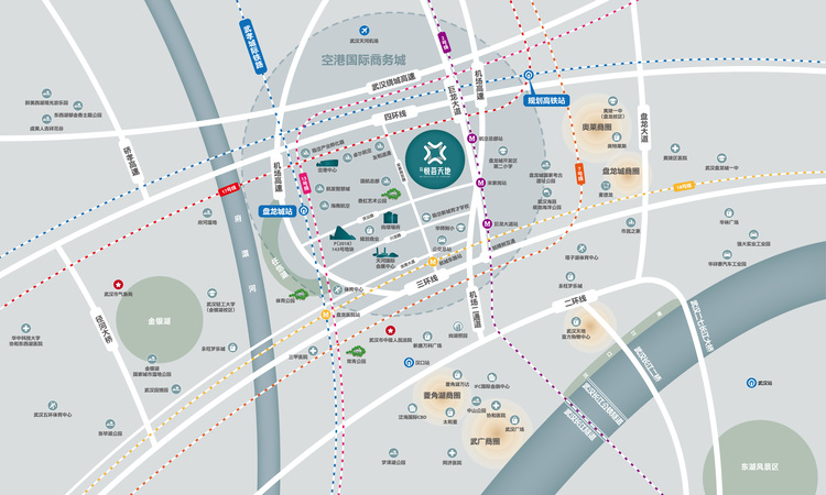 悦荟天地·云墅交通图