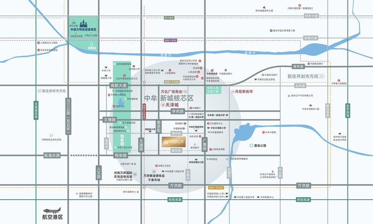 华强国际公馆交通图